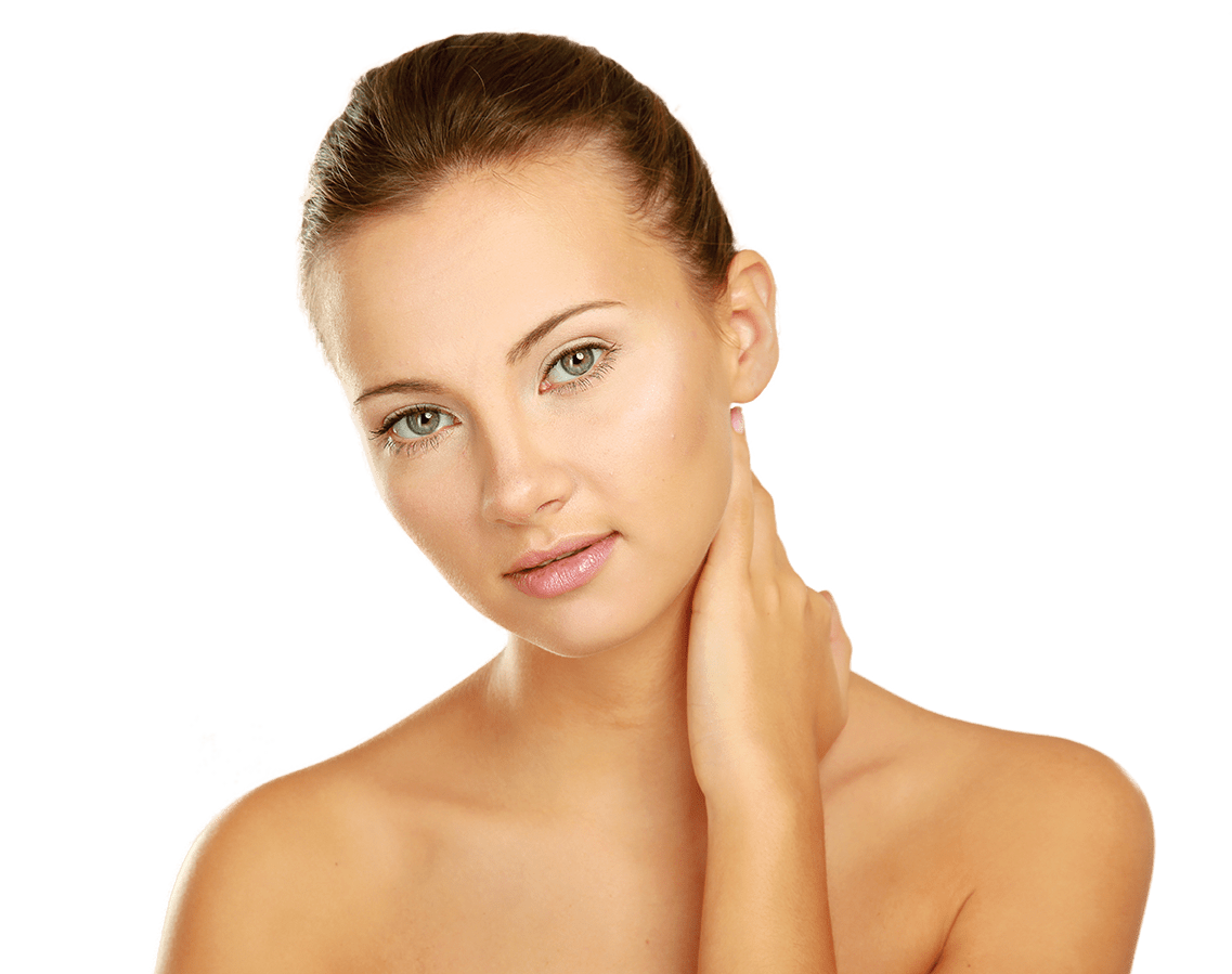 1-what-is-tos Beautiful green-eyed woman with thoracic outlet syndrome holding neck