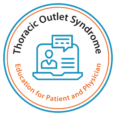TOS Education Logo-Circle Thoracic outlet syndrome education logo