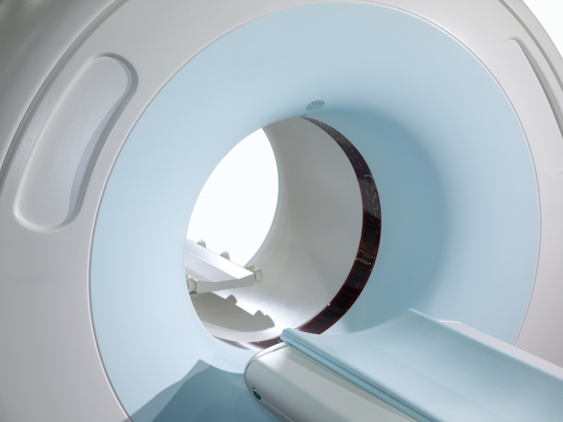 MRI Scanner Blue